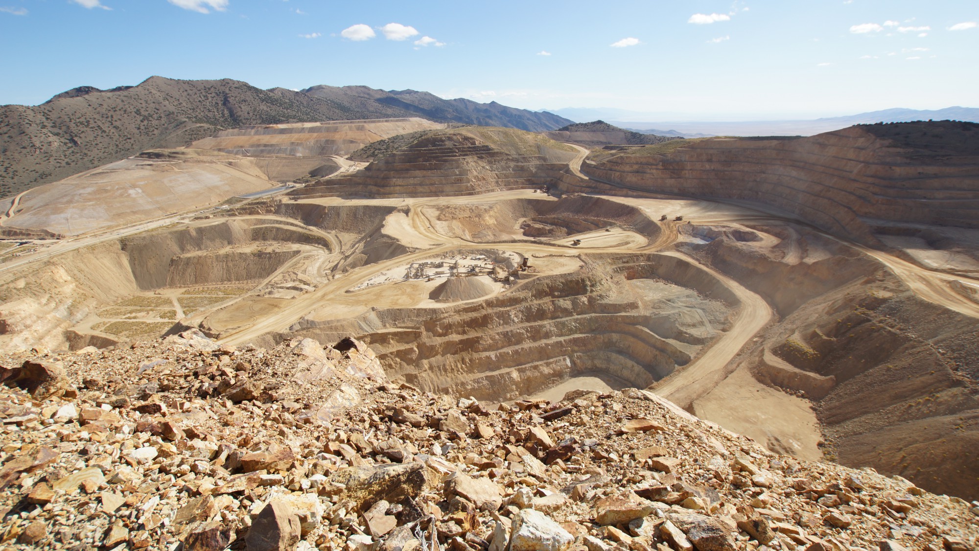 Rochester Mine operations showing HPGR technology and mining facilities